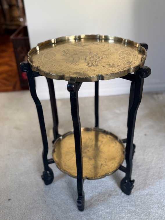 Antique Chinese smoking table