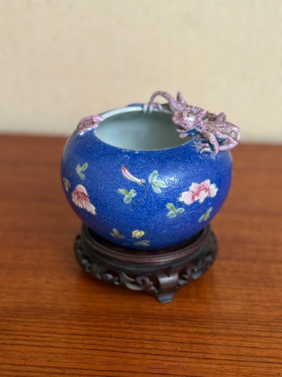 Blue Chinese Dragon Bowl