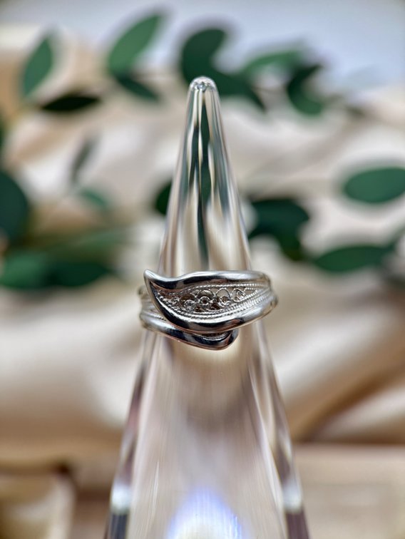 Sterling spoon ring