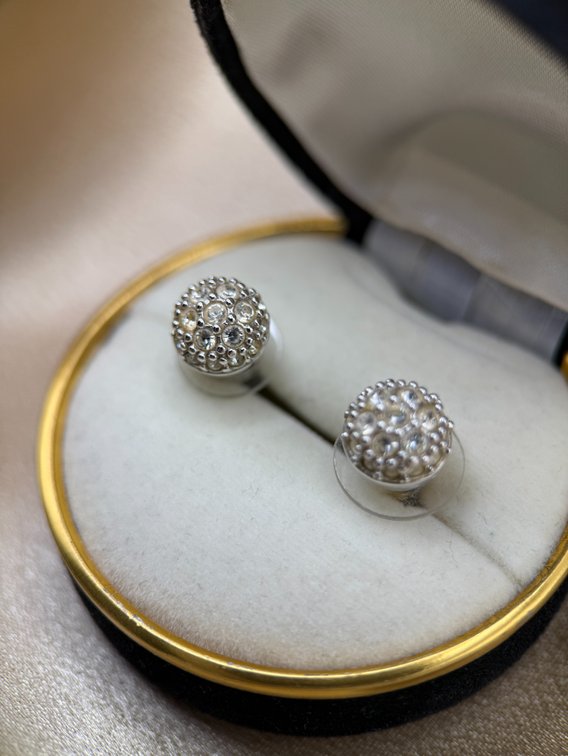Swarovski crystal stud earrings
