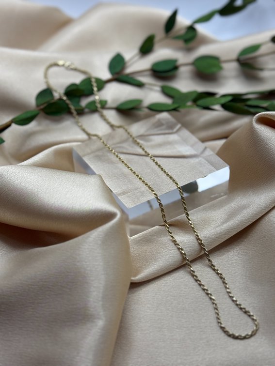 23” sterling rope chain
