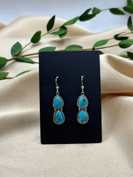 Sterling and turquoise earrings
