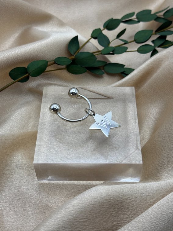 Tiffany & Co. sterling silver keyring