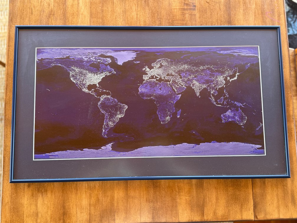 Earth at night