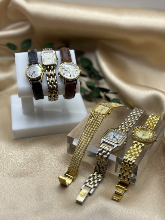 6 Watches: Seiko, Timex, Phasar
