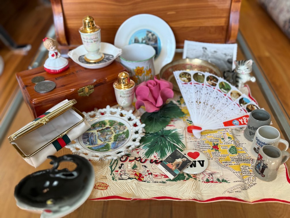 Vintage travel memorabilia
