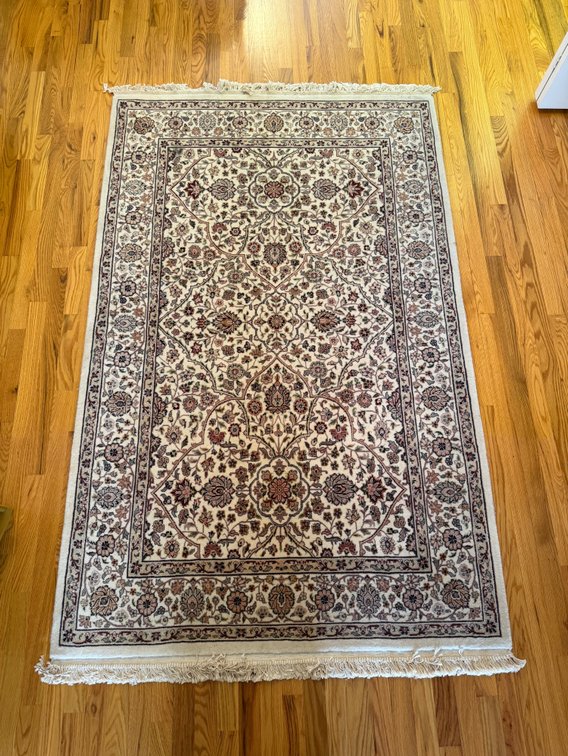 49” x 77” wool rug