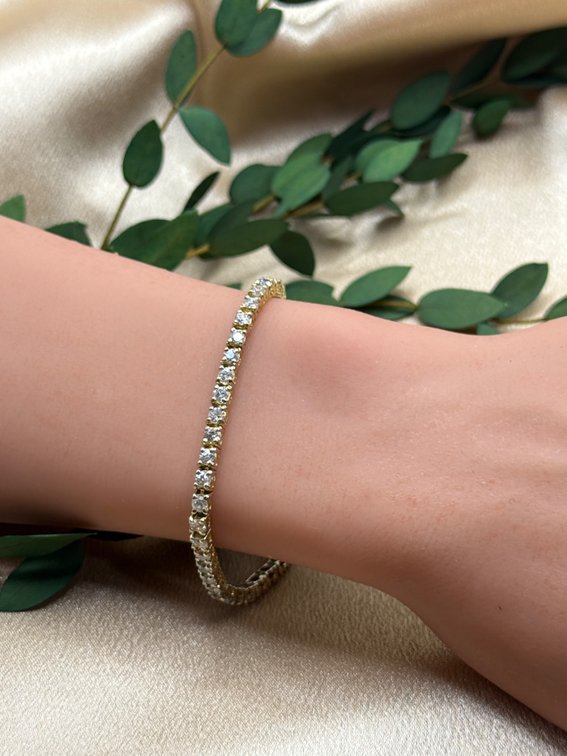 Sterling tennis bracelet