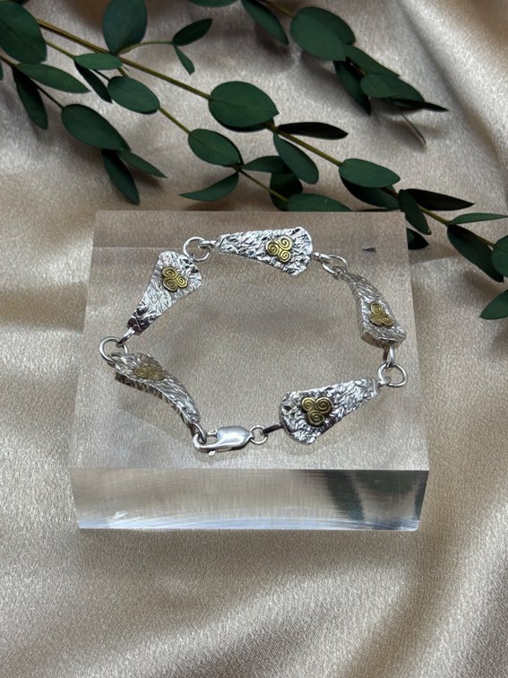 Bohemian sterling bracelet