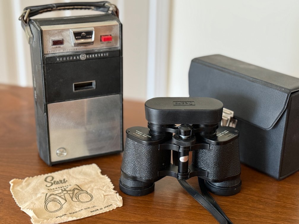 Vintage GE cassette recorder