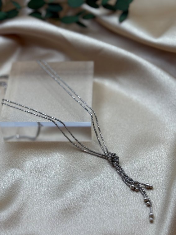 Italian silver chain & pendant