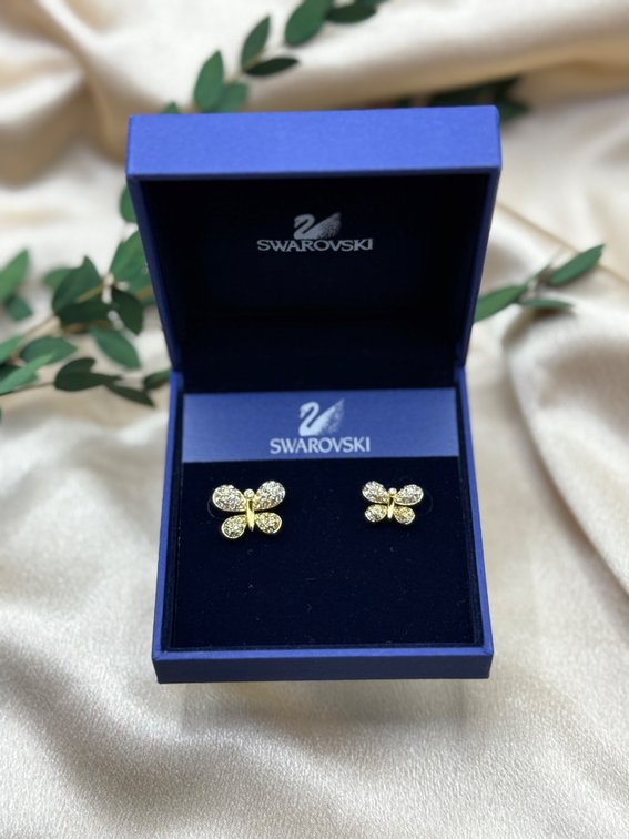 Swarovski Butterfly Pavé Tack Pins