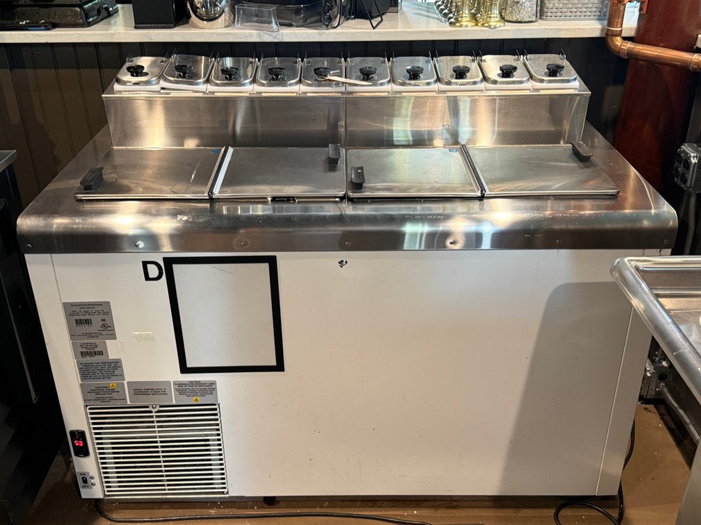 54” ice cream dipping cabinet, TESTED