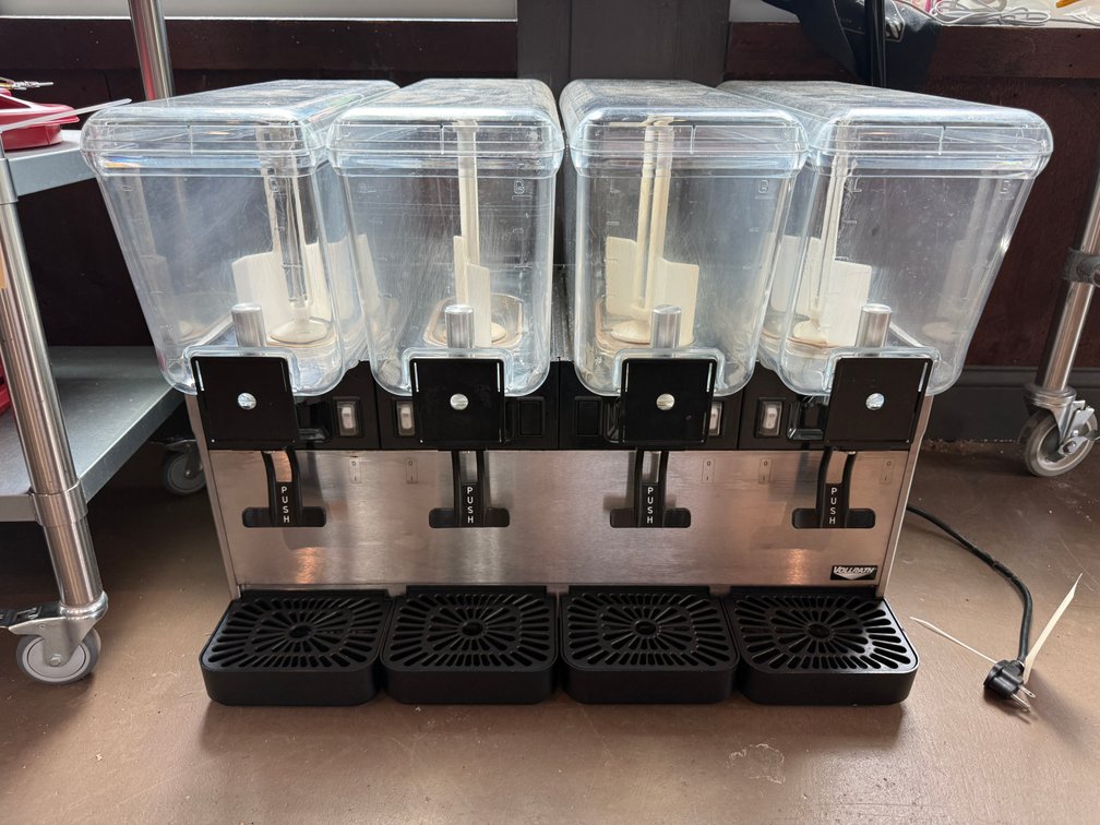 Vollrath cold drink dispenser, TESTED