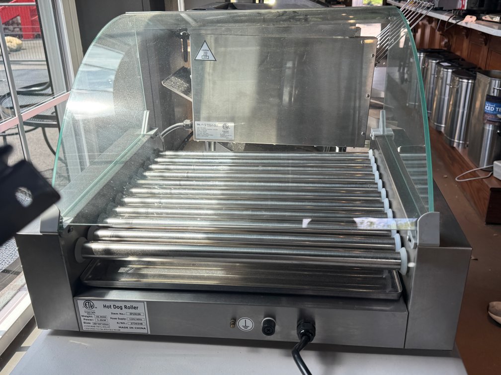 Hot dog roller grill, TESTED