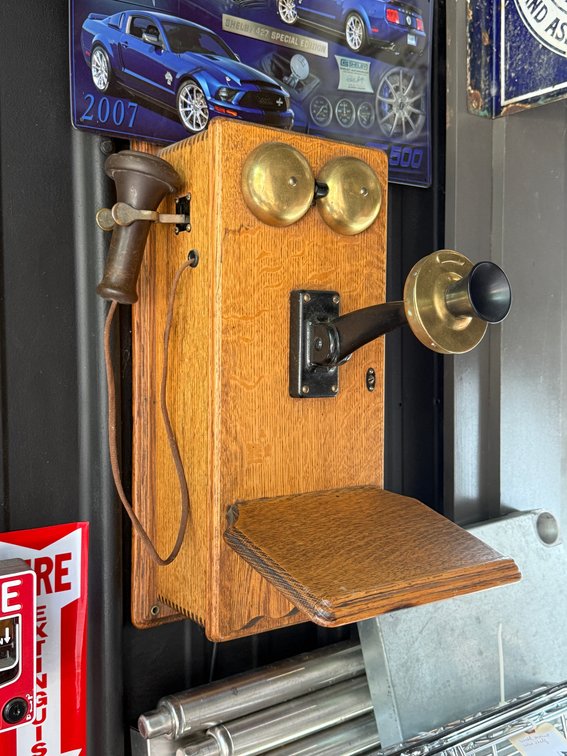 Antique wall phone