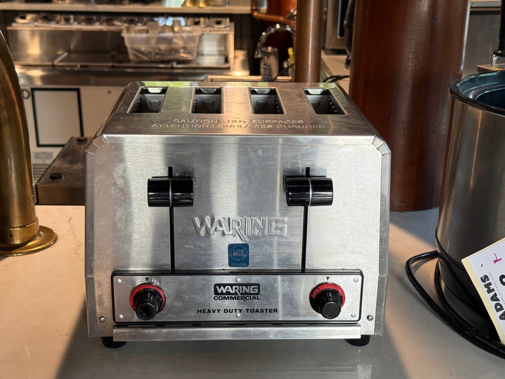 Waring 4 slot toaster, TESTED