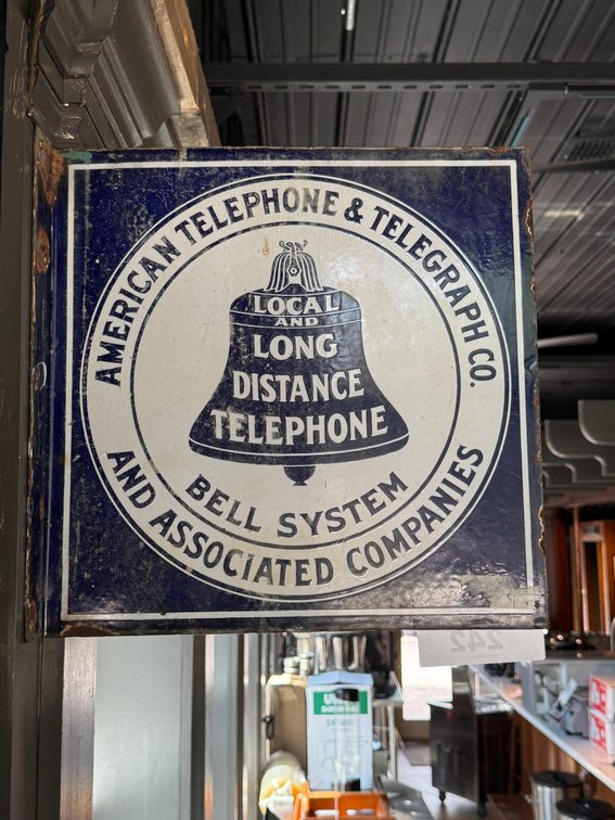 Antique AT&T sign