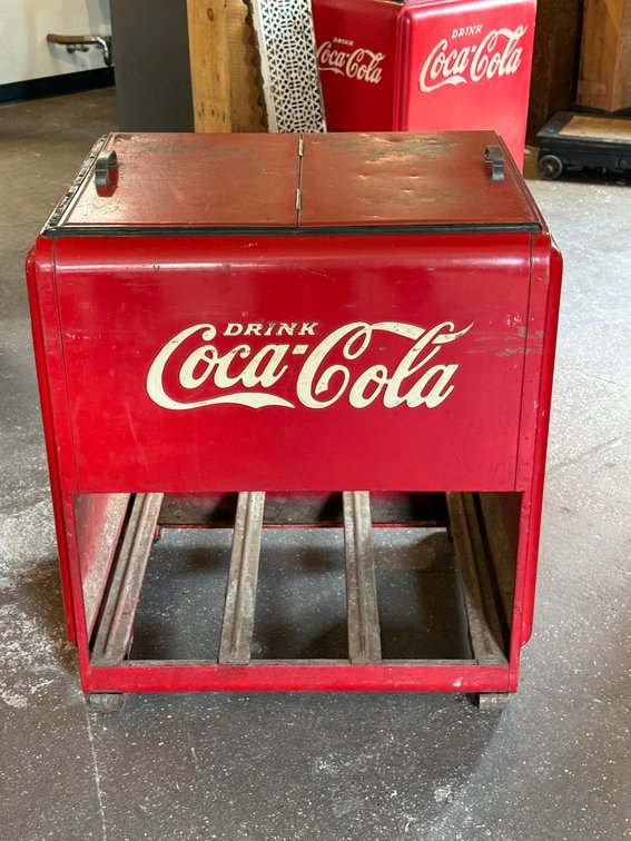 Vintage Coca-Cola cooler
