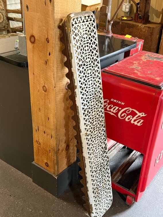 Victorian cast iron grate