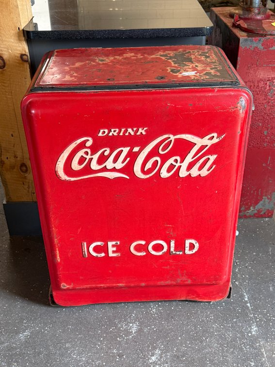 Antique Coke cooler body