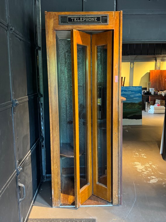 Vintage Phone Booth - Working Pay Phone