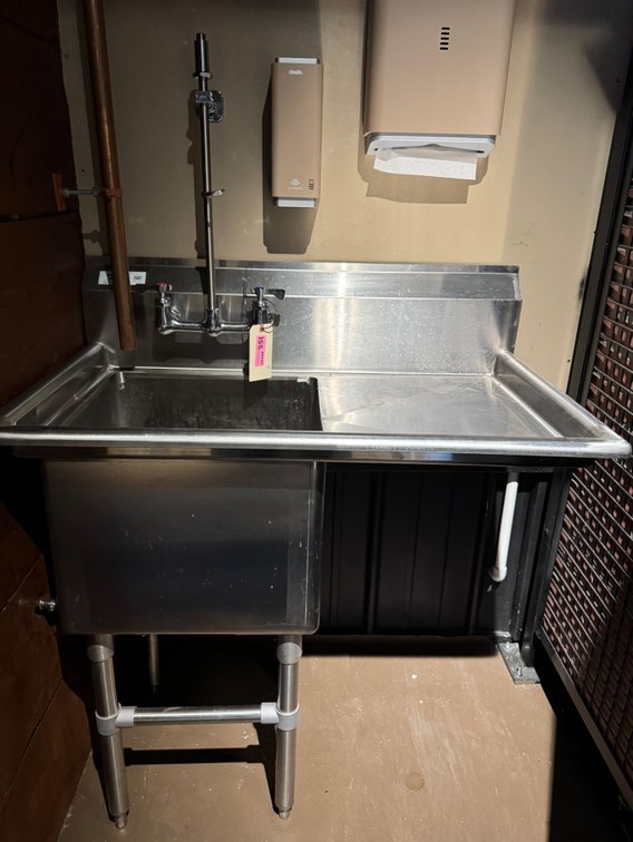 Stainless Prep Sink