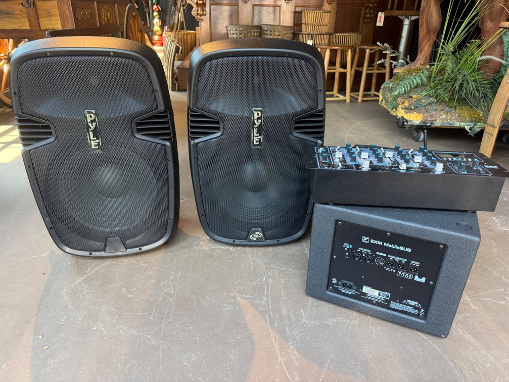 Pyle PA System with Yorkville Sub