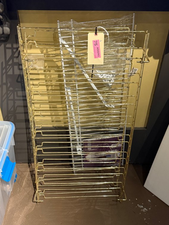 2 Hanging Glass Racks - 36-Inch