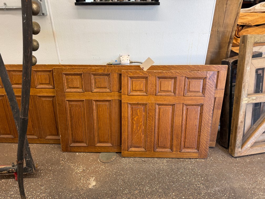 Antique Tiger Oak Paneling