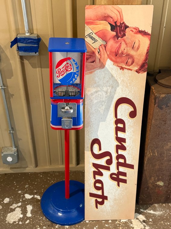 Vintage Pepsi-Cola Gumball Machine