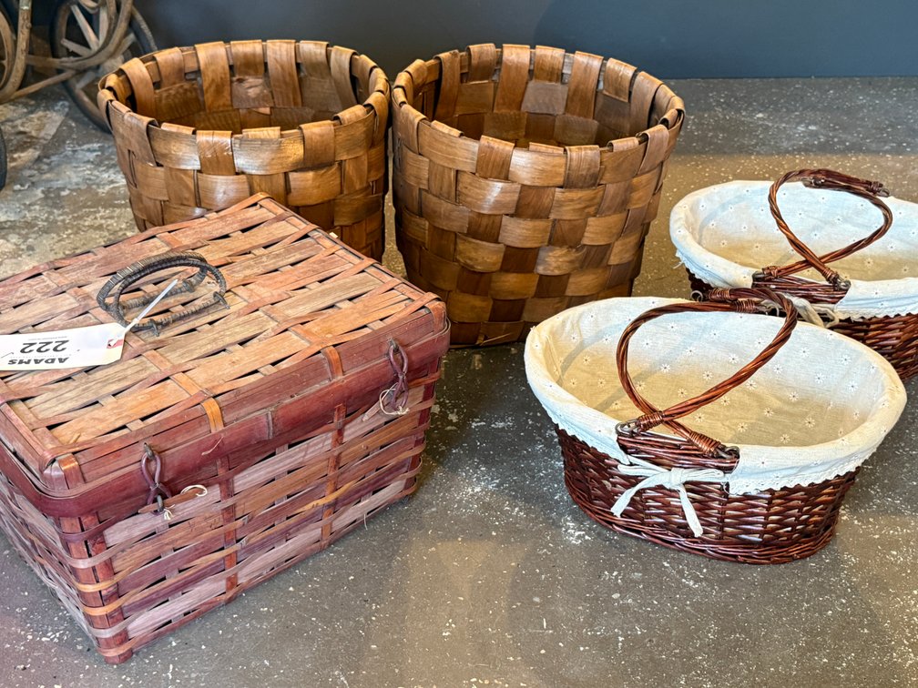 Vintage Japanese Basket Lot