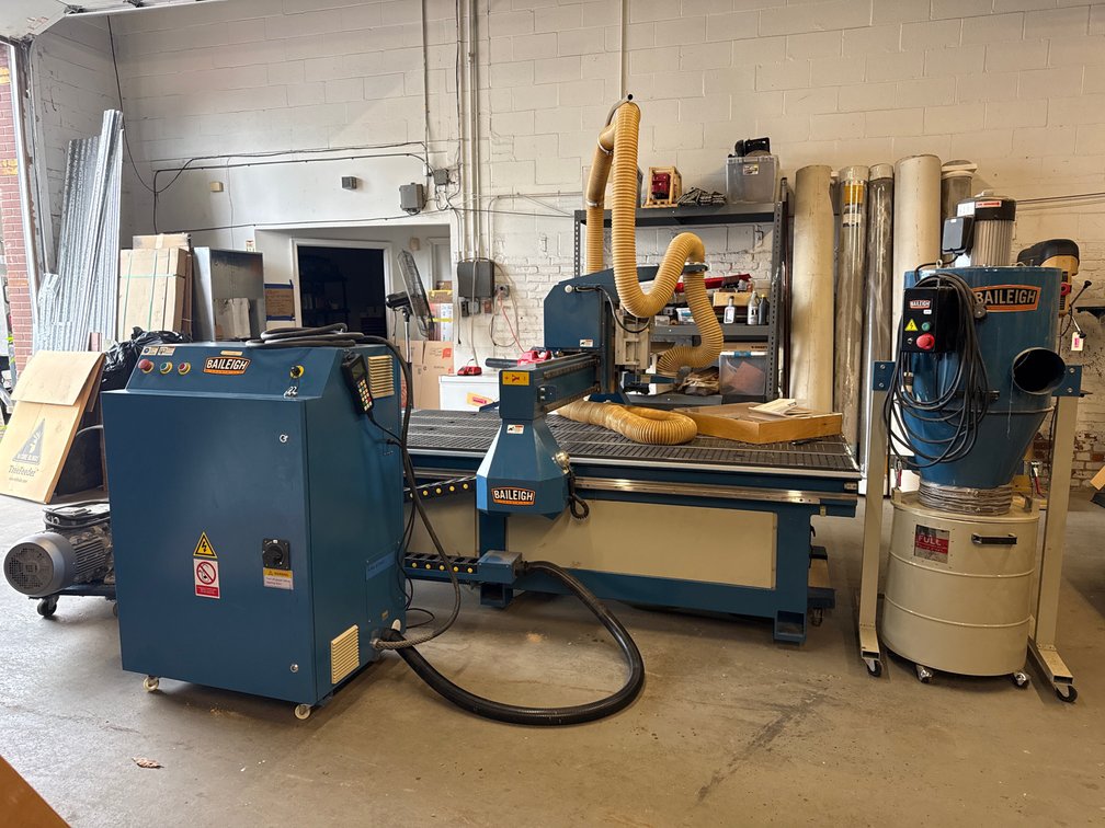 Baileigh WR-84V CNC Router System & Dust Collector