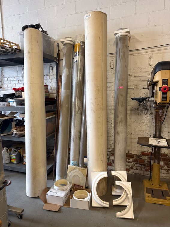 HB&G PermaCast 8' Fiberglass Columns & Medallions