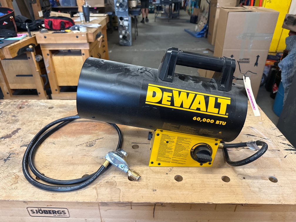 DeWalt 60,000 BTU Propane Forced Air Heater