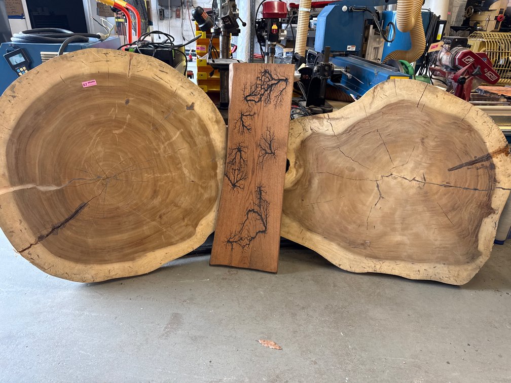 Giant Live-Edge Wood Slabs