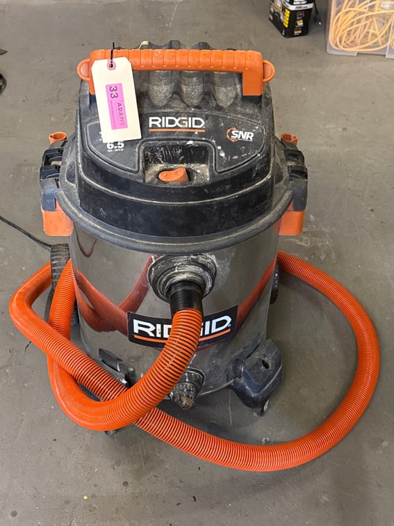 RIDGID 16-Gallon 6.5 Peak HP Wet/Dry Shop Vacuum