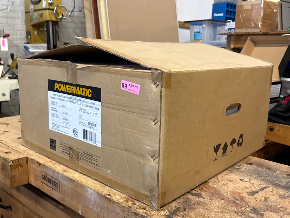 NEW Powermatic PM1250 Electrostatic Air Filtration System