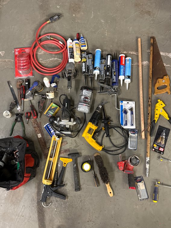 Large Lot of Hand, Power & Pneumatic Tools