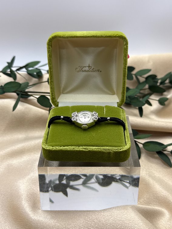 Benrus 14K Gold Women's Diamond Cocktail Watch