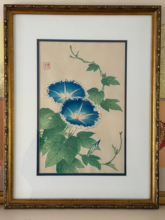 Kawarazaki Shōdō 'Asagao' Woodblock Print