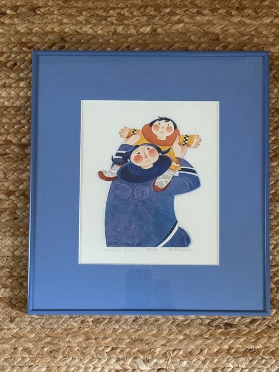 Rie Muñoz "Gambell Mother" Framed Print