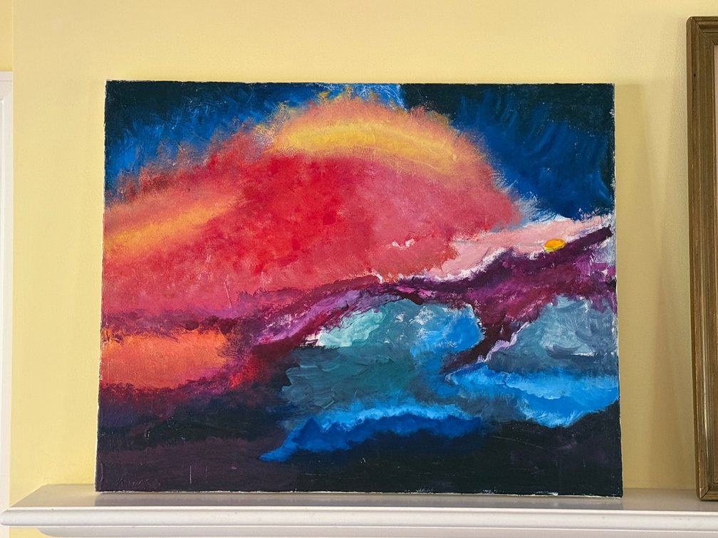 Jasmin Holmes 'The Heavens and Earth' Acrylic