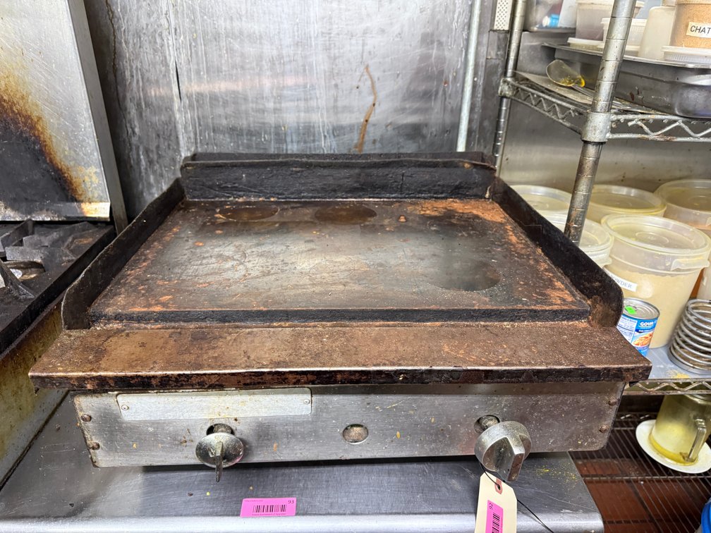 24” griddle