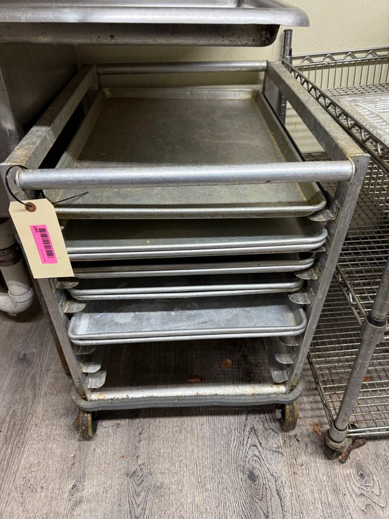 Sheet pan rack