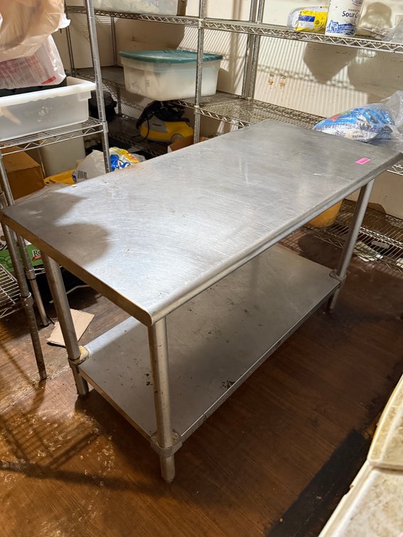 4’ work table