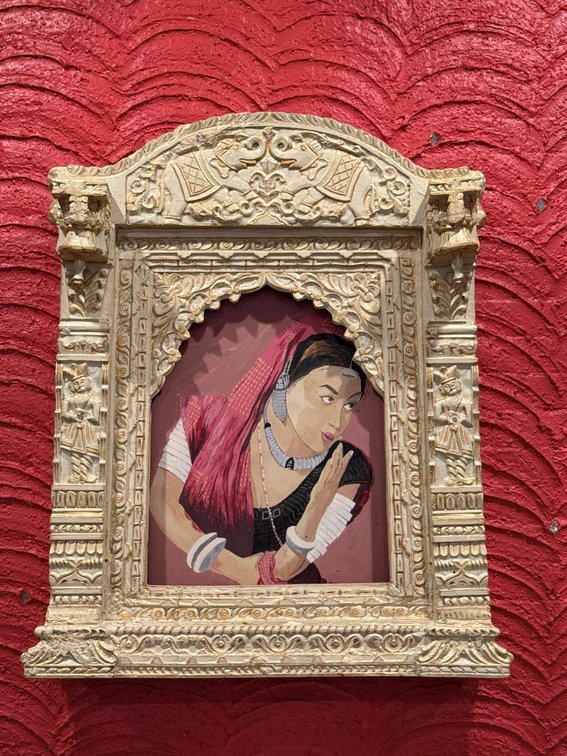 Jharokha frame with painting