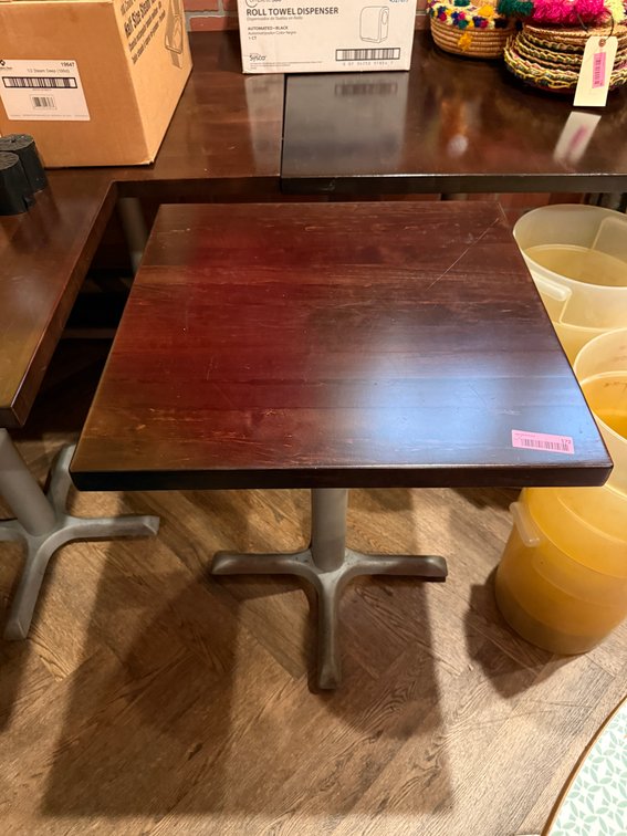 7 dark wood dining tables