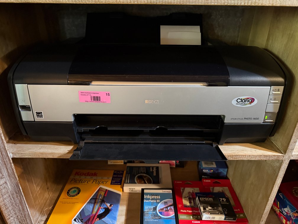 Epson Claria high def photo printer 