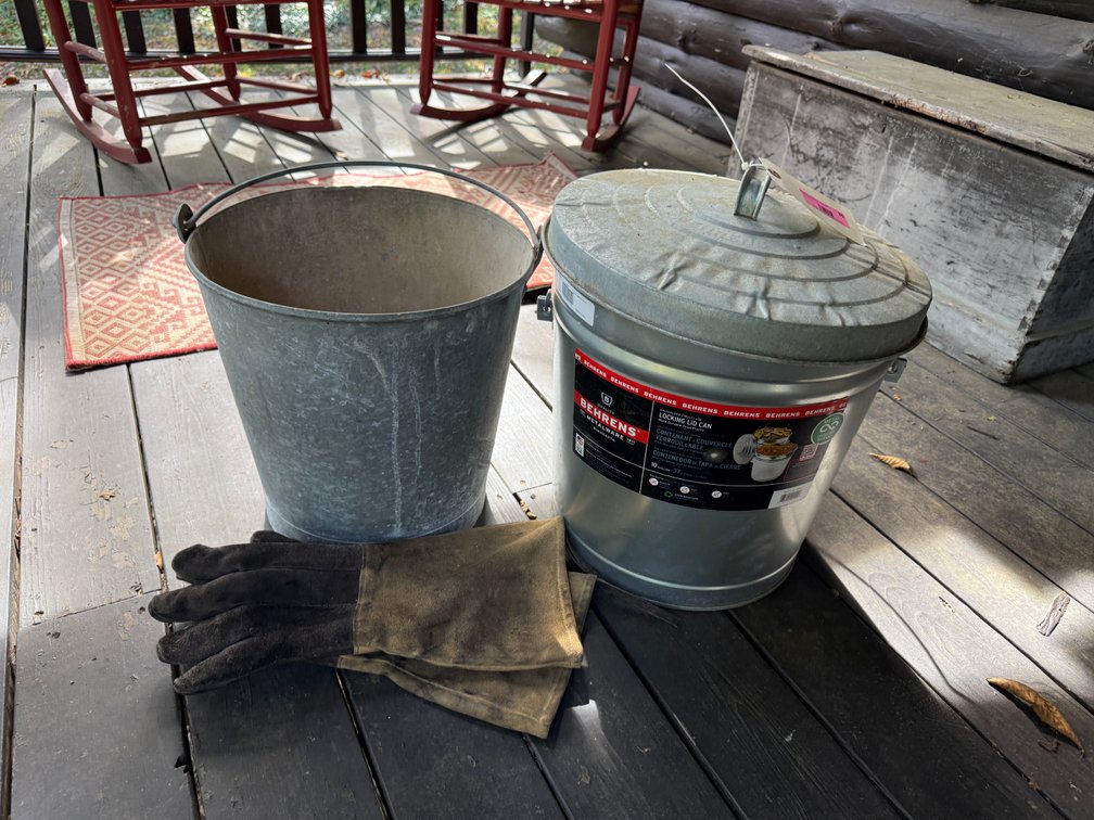 2 cans and high heat gloves 